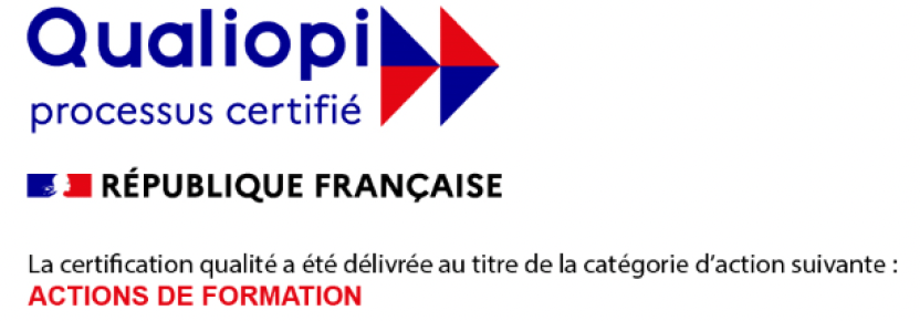 ECDV certifiée Qualiopi dans le cadre des actions de formation