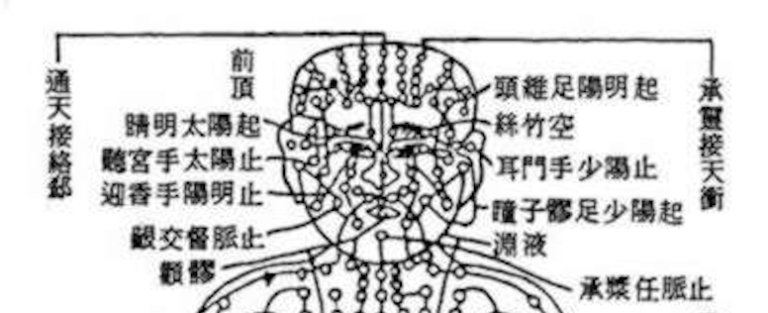 Les méridiens d'acupuncture